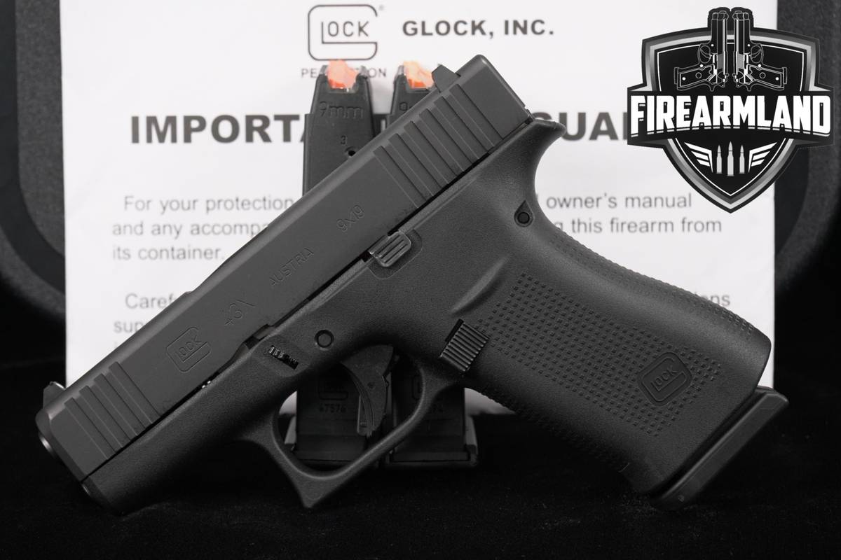 Glock 43X G43X Slimline 9mm 3.41 +3 MAGS & ORIG CASE
