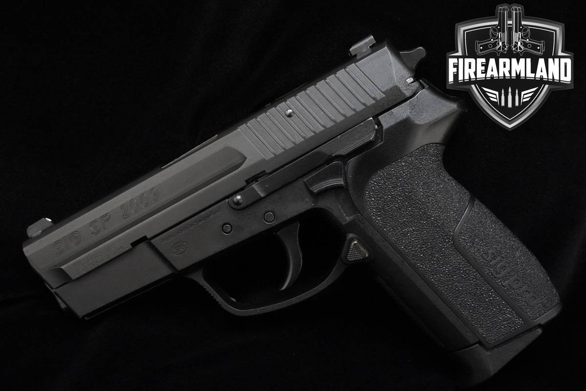 Sig Sauer SP 2009 Blue Line 9mm 3.9" Nitron SP-2022 SP2009 3 MAGS & CASE