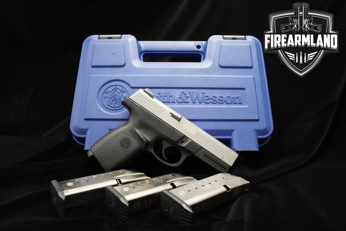 2009 Smith & Wesson (S&W) SW40VE 40 S&W 4" Stainless Steel SW40-VE +3 MAGS
