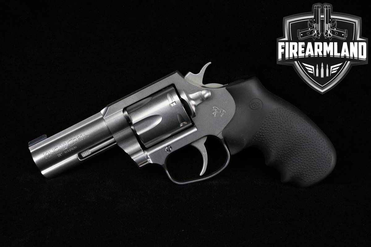 Colt King Cobra 357 Magnum 3" Brushed Stainless +ORIG CASE