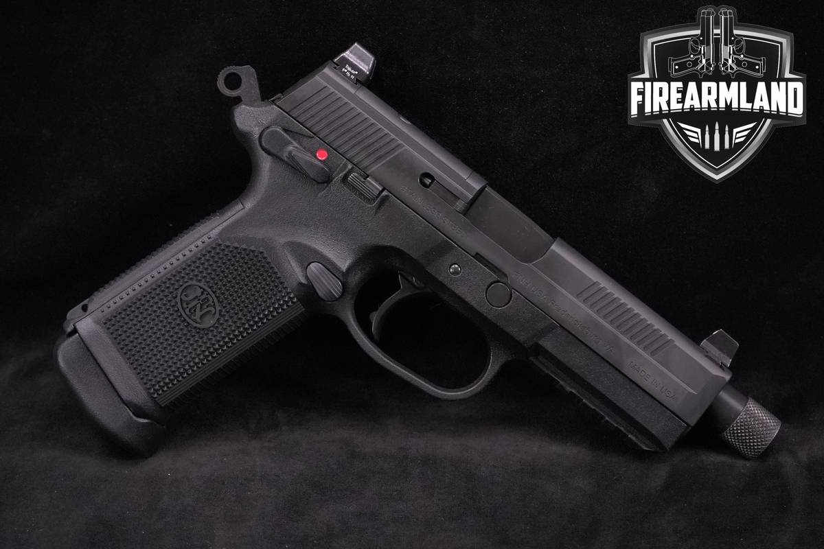 FN FNP-45 Tactical 45ACP 5.3" FNP45 +5 MAGS & ORIG CASE