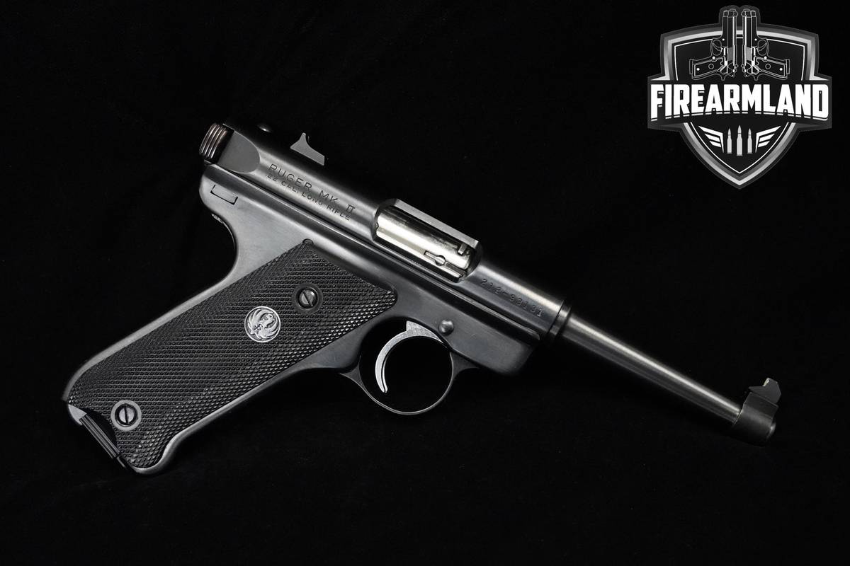 1988 Sturm Ruger MK II 22LR 4.5" Blued Ruger Mark II MKII Mark 2 +2 MAGS