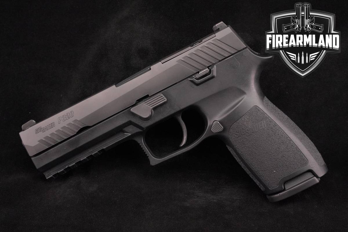 Sig Sauer P320 Full-Size Nitron Optic Ready SIGLITE 9mm 5" +ORIG CASE