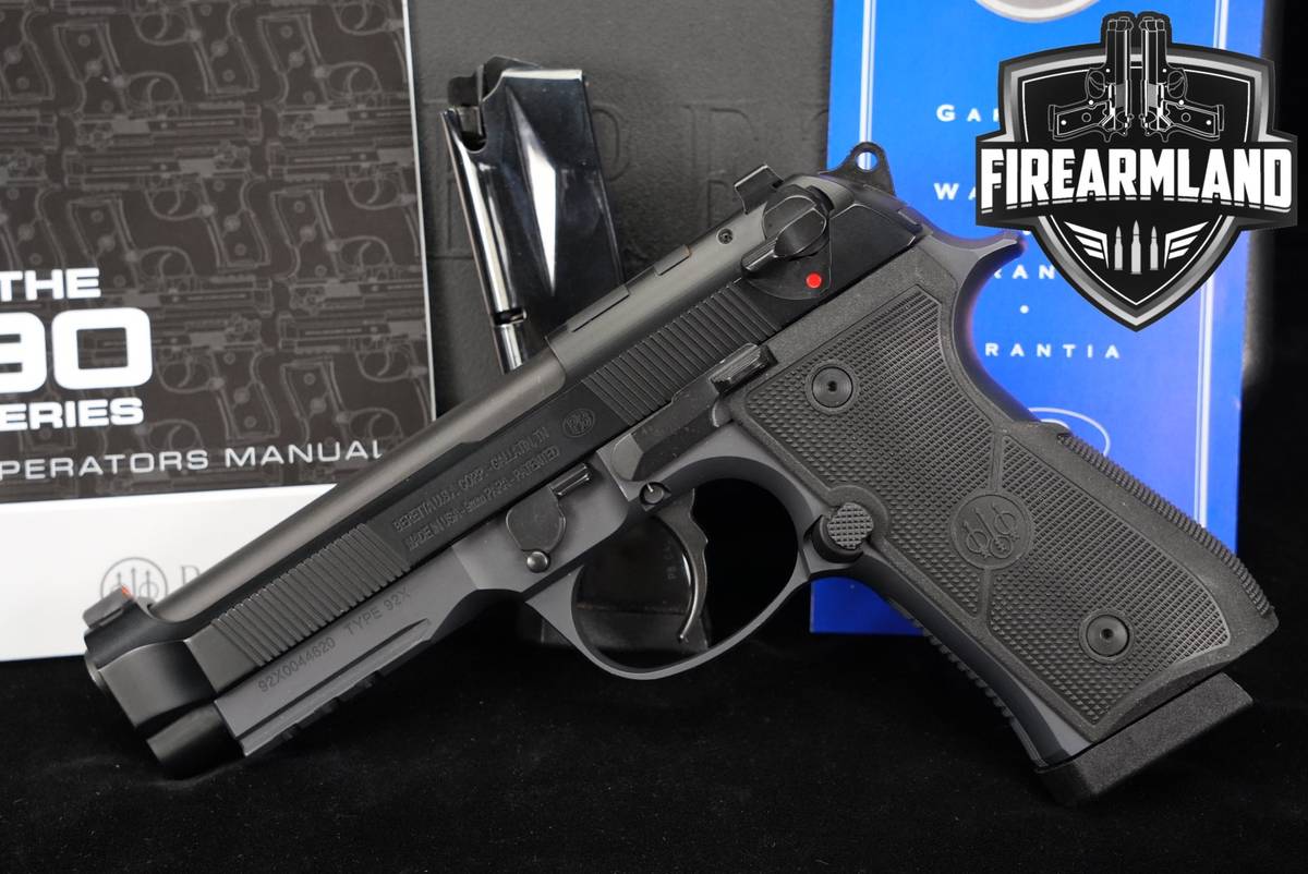 Beretta 92X RDO Full Size 9mm 4.9" 92 X +2 MAGS & ORIG CASE