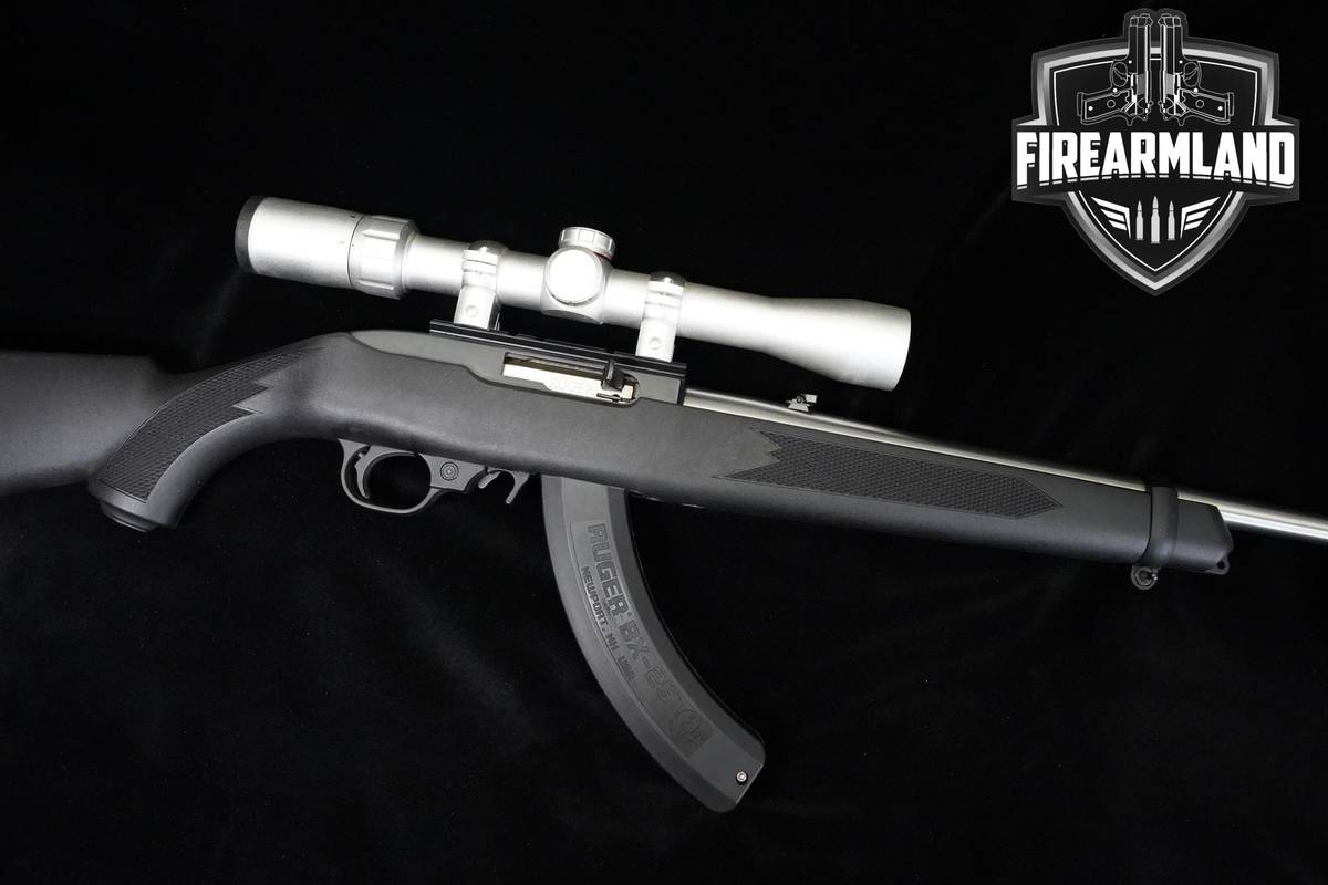 Ruger Model 10/22 22LR 18.5" Matte Stainless Ruger 10/22 10-22 1022 +OPTIC