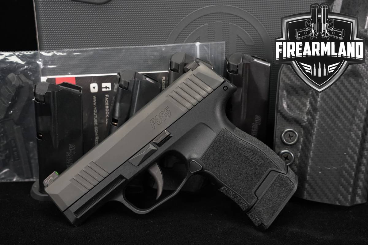 Sig Sauer P365 9mm 3.1" P-365 Carry Pistol +5 MAGS, ORIG CASE & HOLSTER