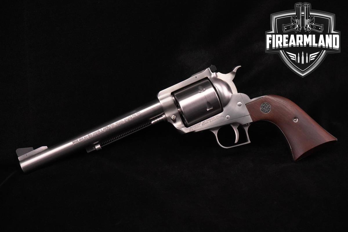 HAND CANNON 1985 Ruger New Model Super Blackhawk 44 Magnum 7.5" Stainless