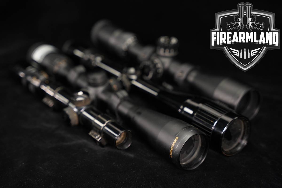 FOUR SCOPE LOT 4 Pack Nikon Bushnell Riflescope Scopes