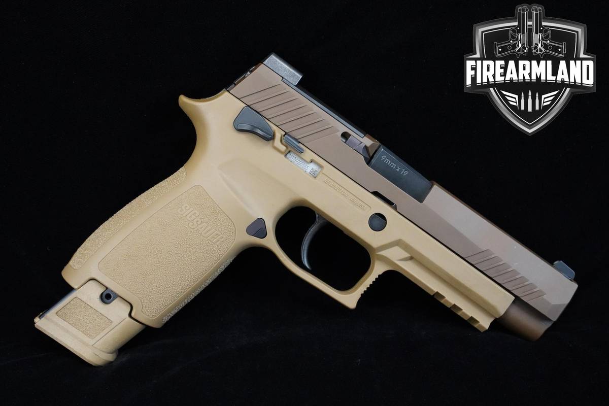 Sig Sauer P320/M17 MHS 9mm Coyote nPVD P320/M17 +3 MAGS & ORIG CASE 9x19