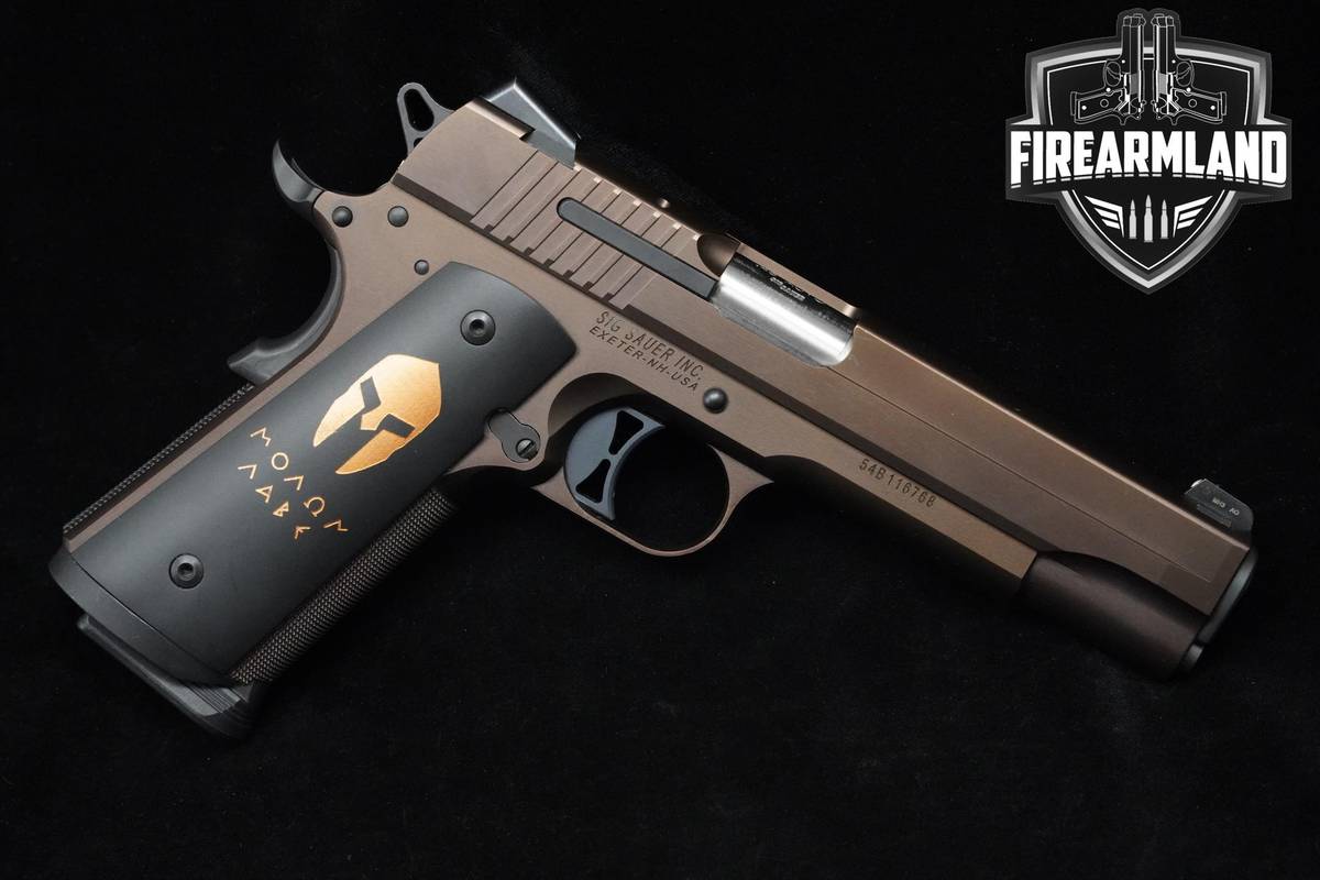 Sig Sauer 1911-A1 Spartan Full Size 45 ACP 1911 5" Sig-Sauer 1911 ORIG CASE