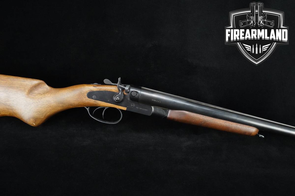 IAC Model 99 1887 Coach Gun 12-Gauge SxS 20" BBL Blued IAC Model-99