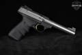 Browning Buck Mark Standard Stainless URX .22 LR Two-Tone Silver & Black in Very Good Condition Image 4