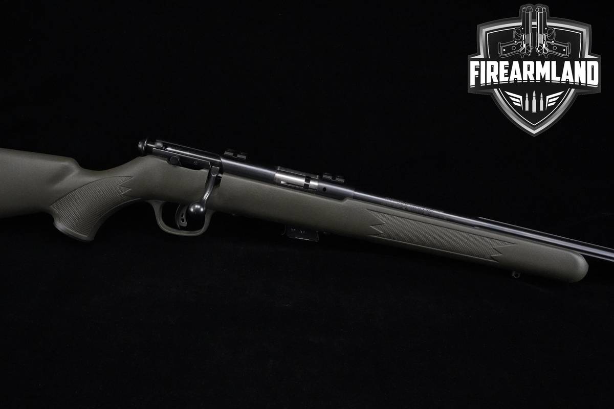 Savage Arms Mark II 22LR 21 Stainless & OD Green Fluted Barrel