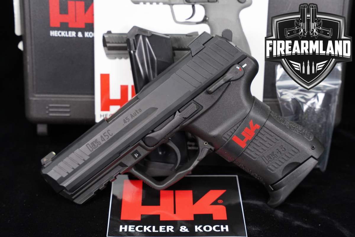 Heckler & Koch H&K HK45 Compact V1 45 ACP 3.94" HK45C +2 MAGS & ORIG CASE