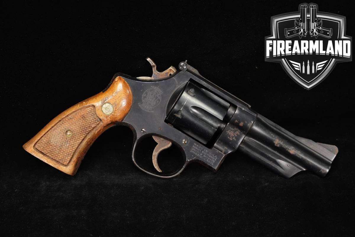 1975-1977 Smith & Wesson Model 28-2 Highway Patrolman S&W 4" Blued DA/SA