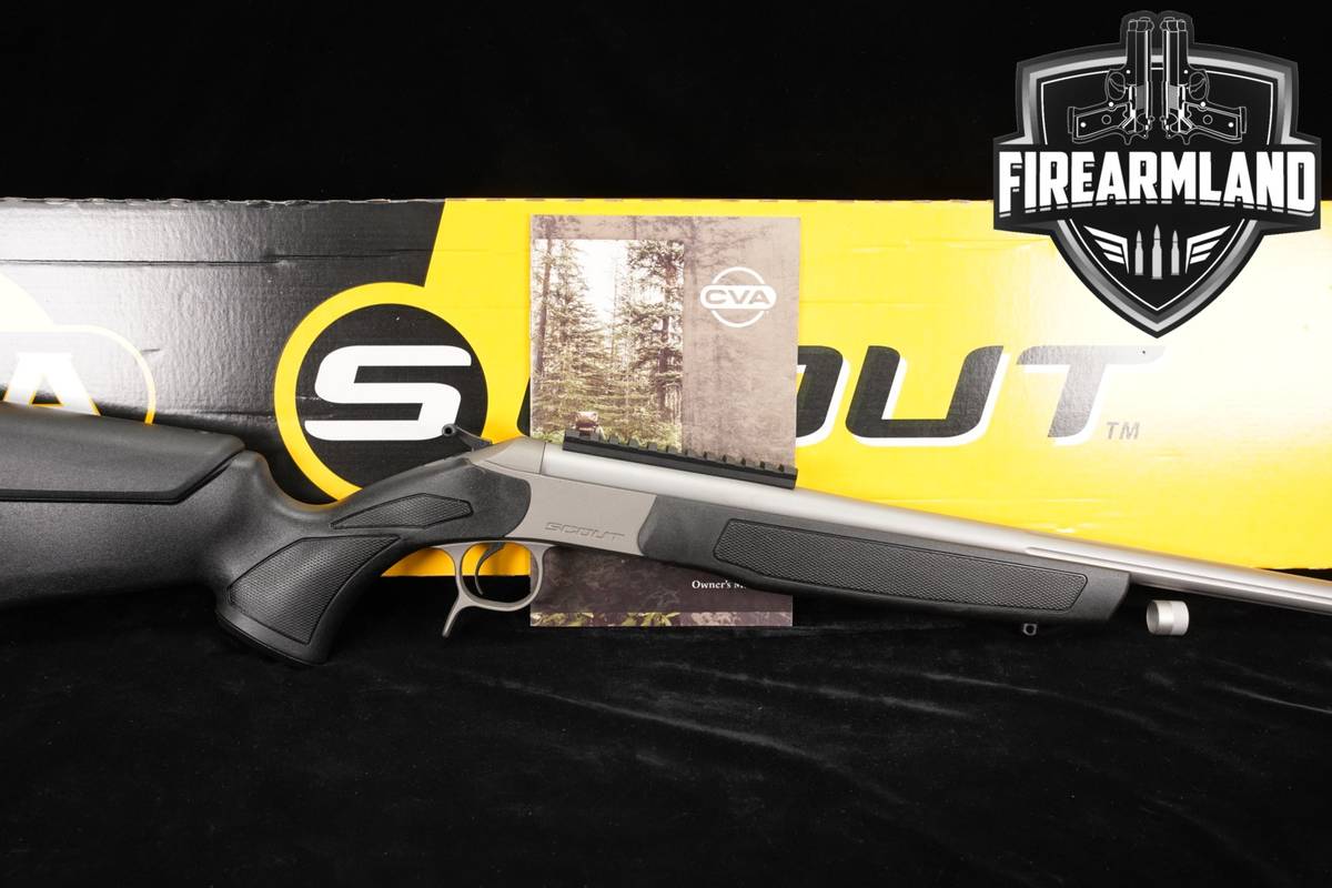 CVA Scout TD 308 Winchester 20" Stainless & Synthetic FLUTED +ORIG BOX