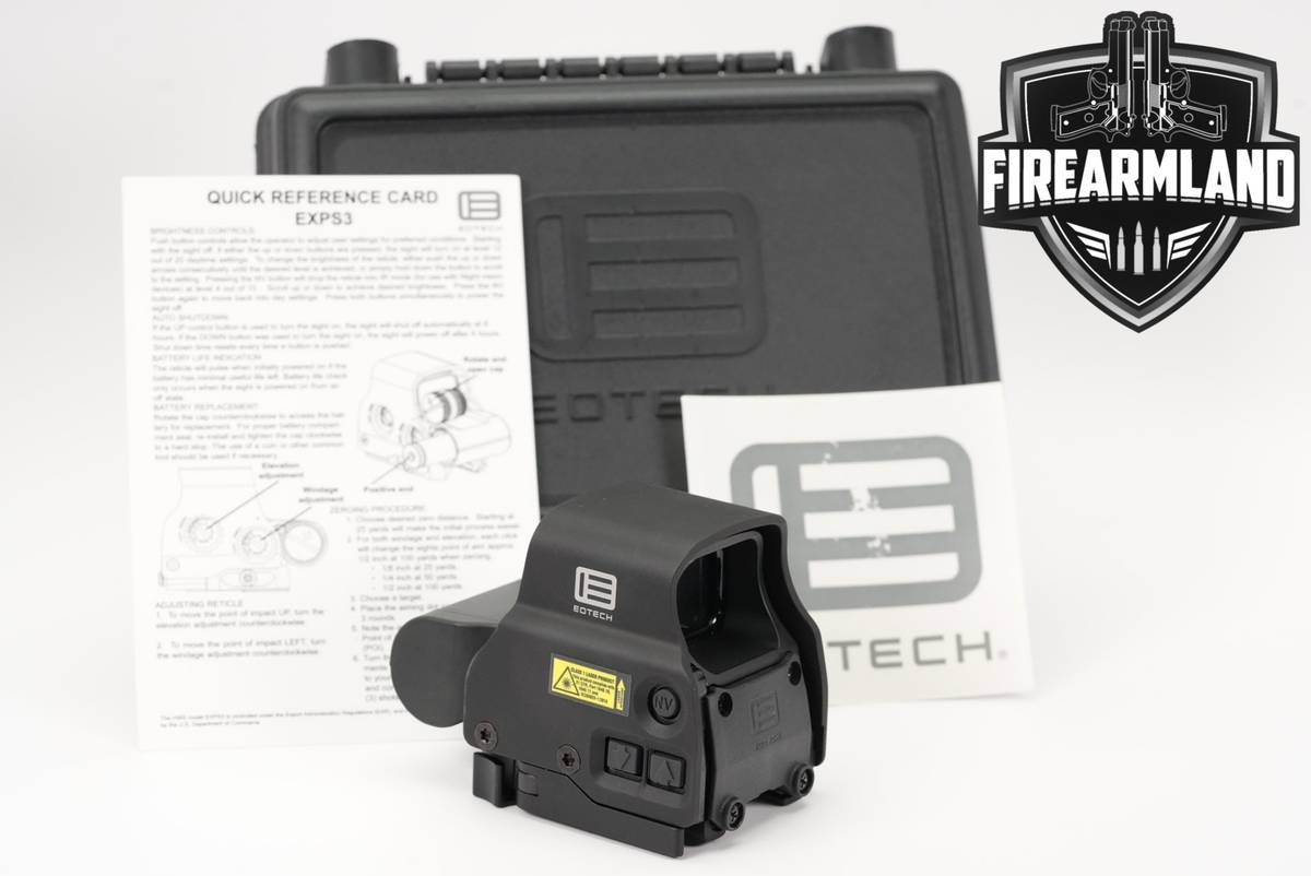 EOTECH EXPS3 1-Dot Speed Ring Reticle Red Sight EXPS-3 +ORIG CASE