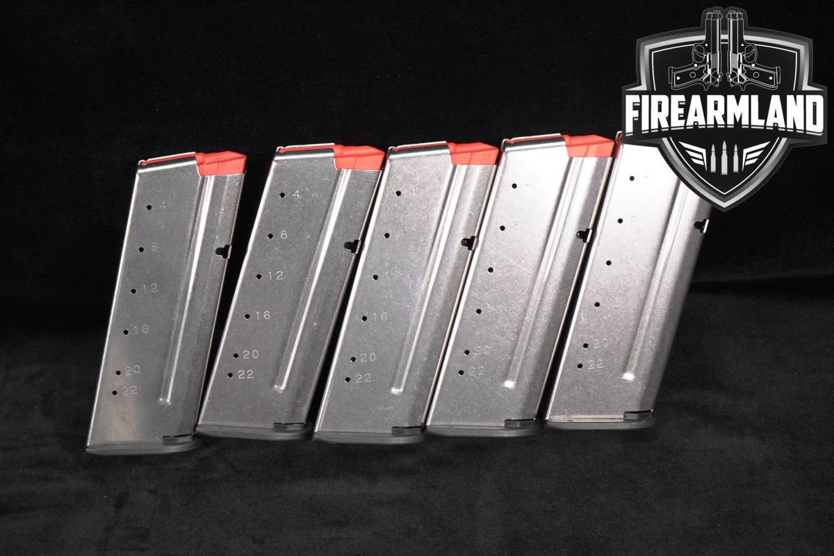 Smith & Wesson (S&W) 5x Five M&P 5.7 22-Round Magazines 5.7X28mm Mags 57