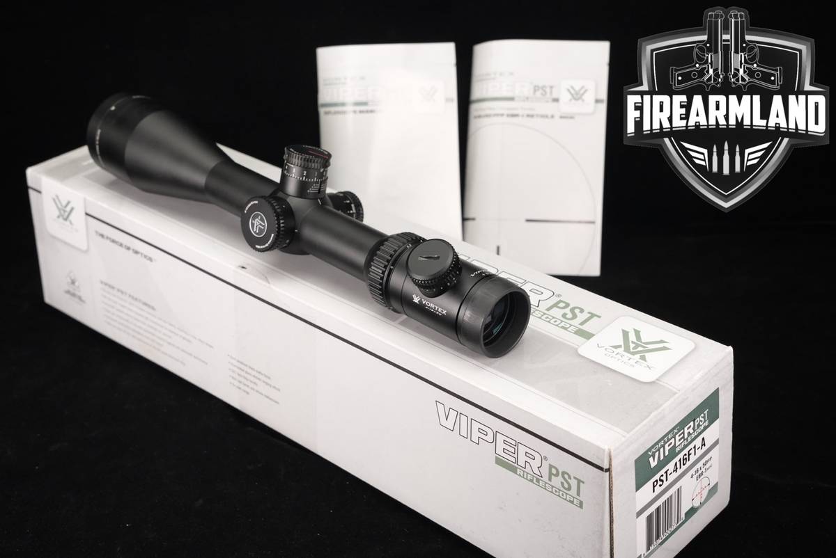 Vortex Optics Viper PST 4-16x50 EBR-1 MOA Reticle FFP Parallax Adjustment