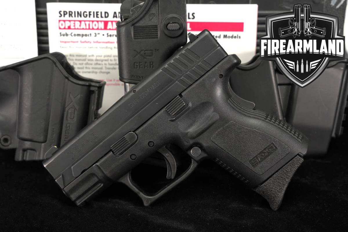 Springfield Armory XD-40 Sub-Compact 40S&W 3" XD40 +2 MAGS & ORIG CASE
