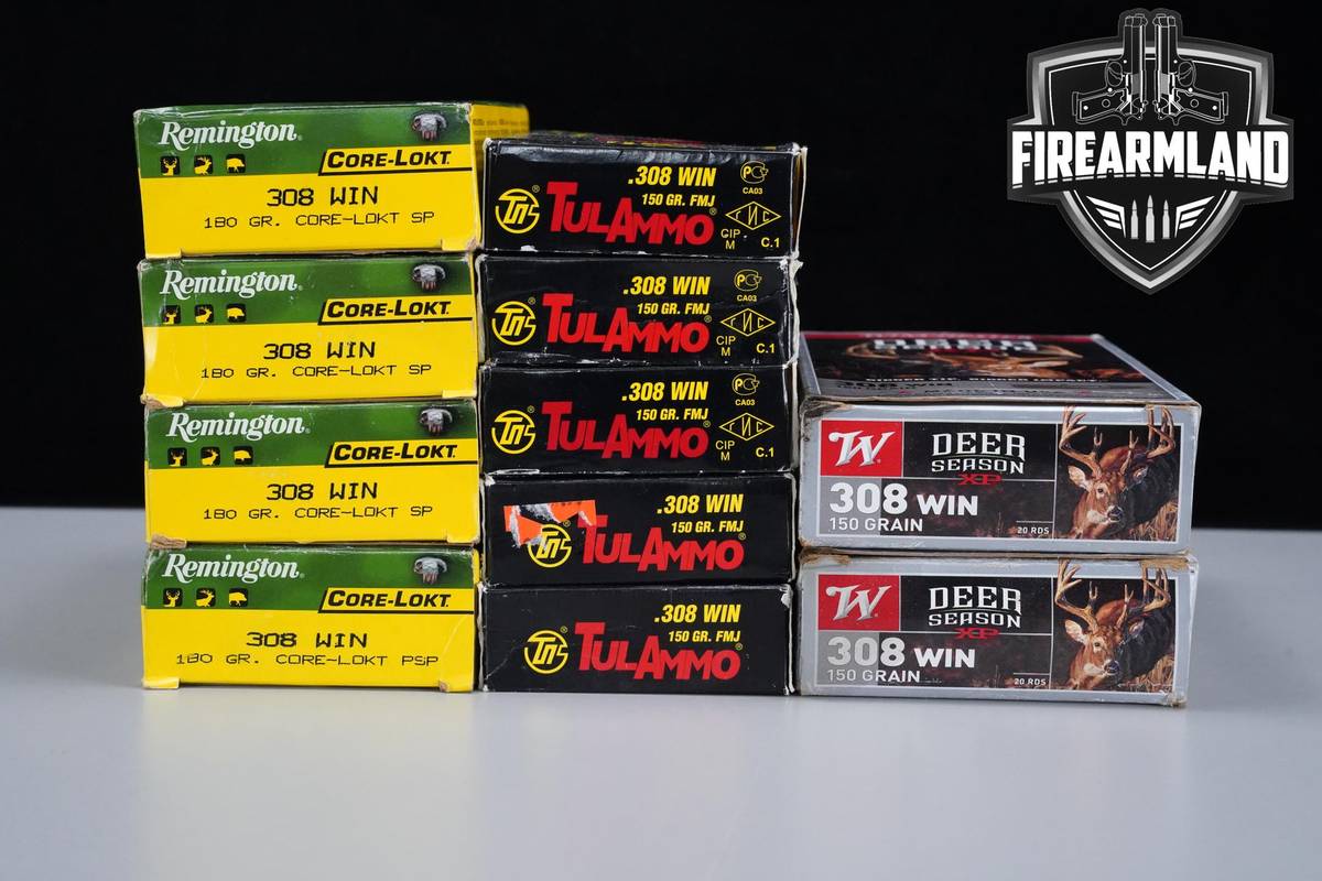 220 RDS! 308 Winchester Win Ammo