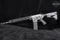 Christensen Arms CA-15 Recon 5.56mm NATO Grey/Black Skull Camo in Fair Condition Image 2