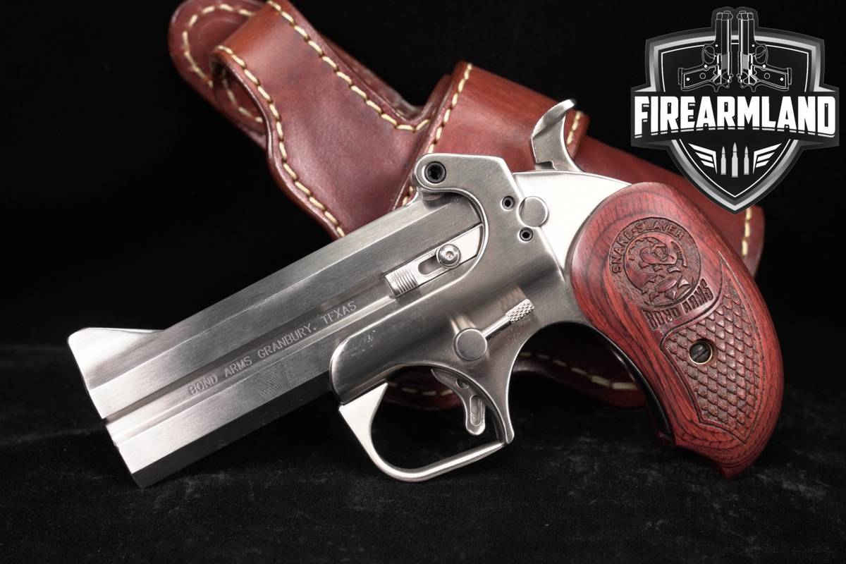 Bond Arms Snake Slayer IV 45 LC/410 4.25" Stainless 4 +HOLSTER