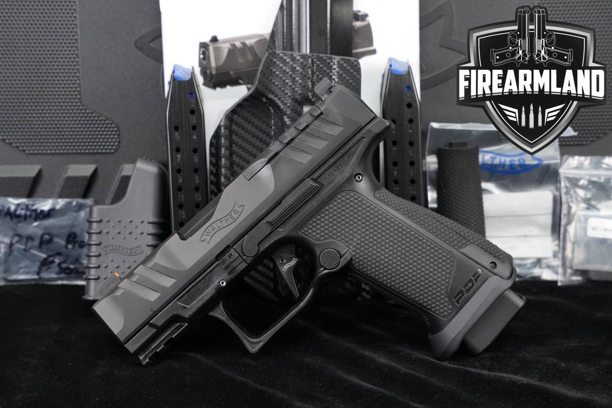Walther PDP F-Series Pro 9mm Optics-Ready 3.5 +3 MAGS, ORIG CASE & HOLSTER