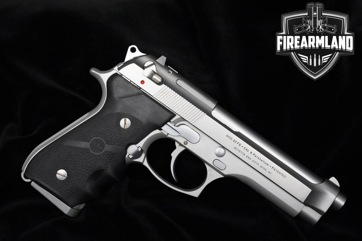 Beretta Model 92FS Inox 9mm 4.75" Matte Stainless Beretta 92FS 92-FS DA/SA