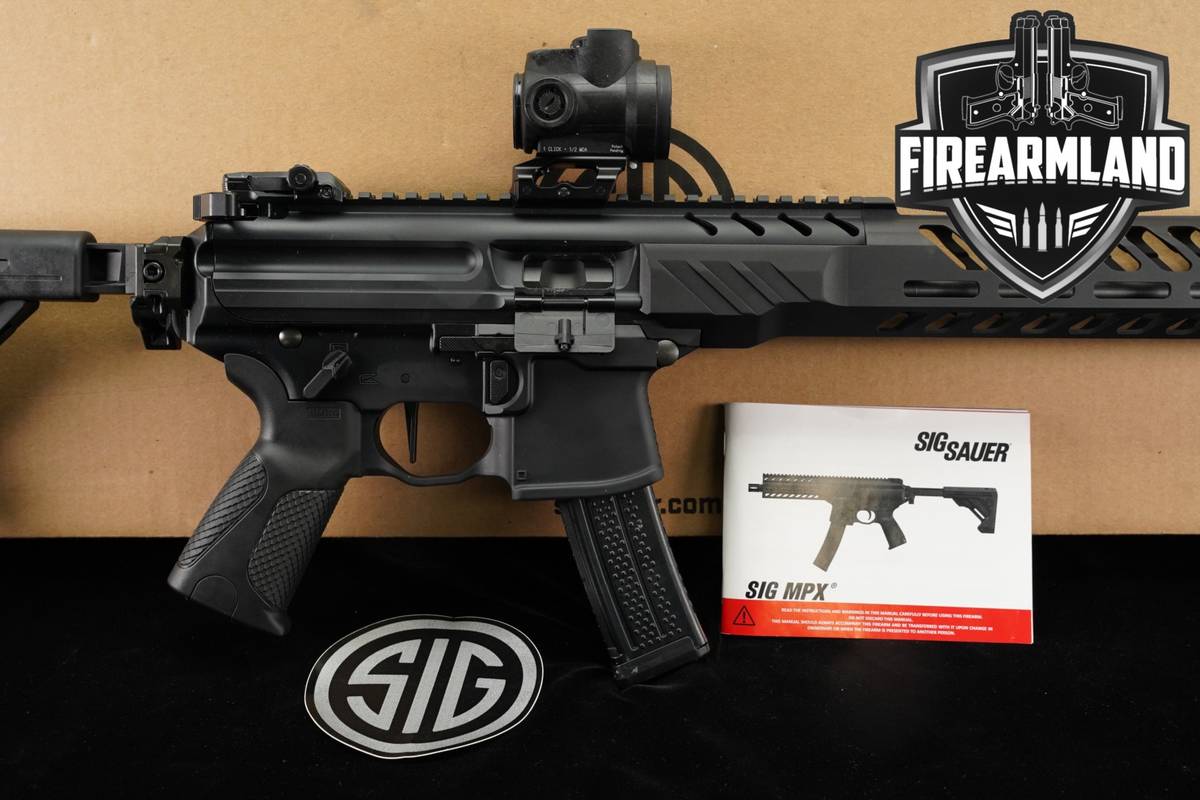 Sig Sauer MPX Competition 9mm 16" +ORIG BOX, TRIJICON MRO