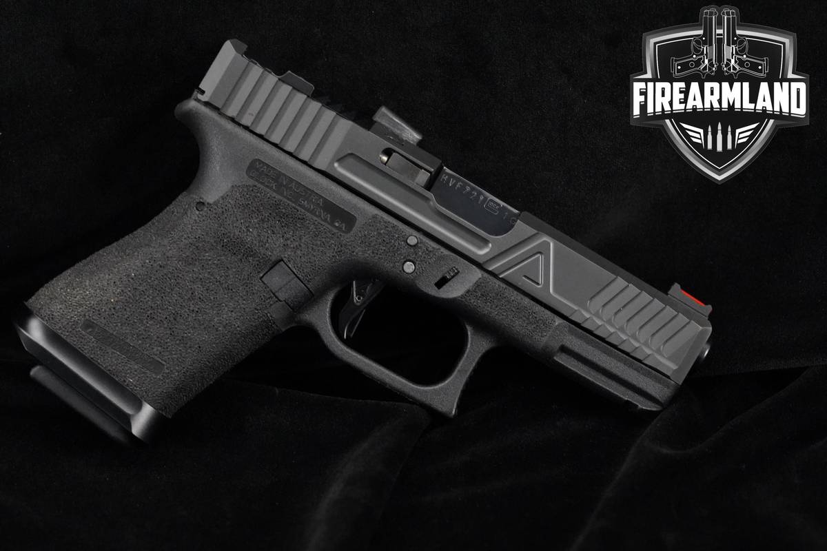 Glock 19 Agency Arms Custom 9mm 4.02" Black DLC Glock G19 +ORIG CASE