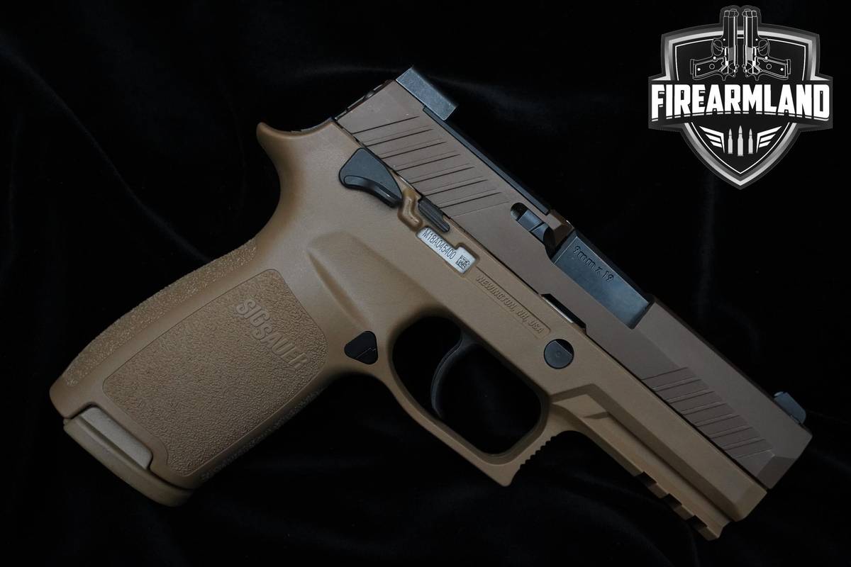 Sig Sauer P320 M18 9mm Coyote P320 Sig P-320 Sauer M-18 +3 MAGS & ORIG CASE