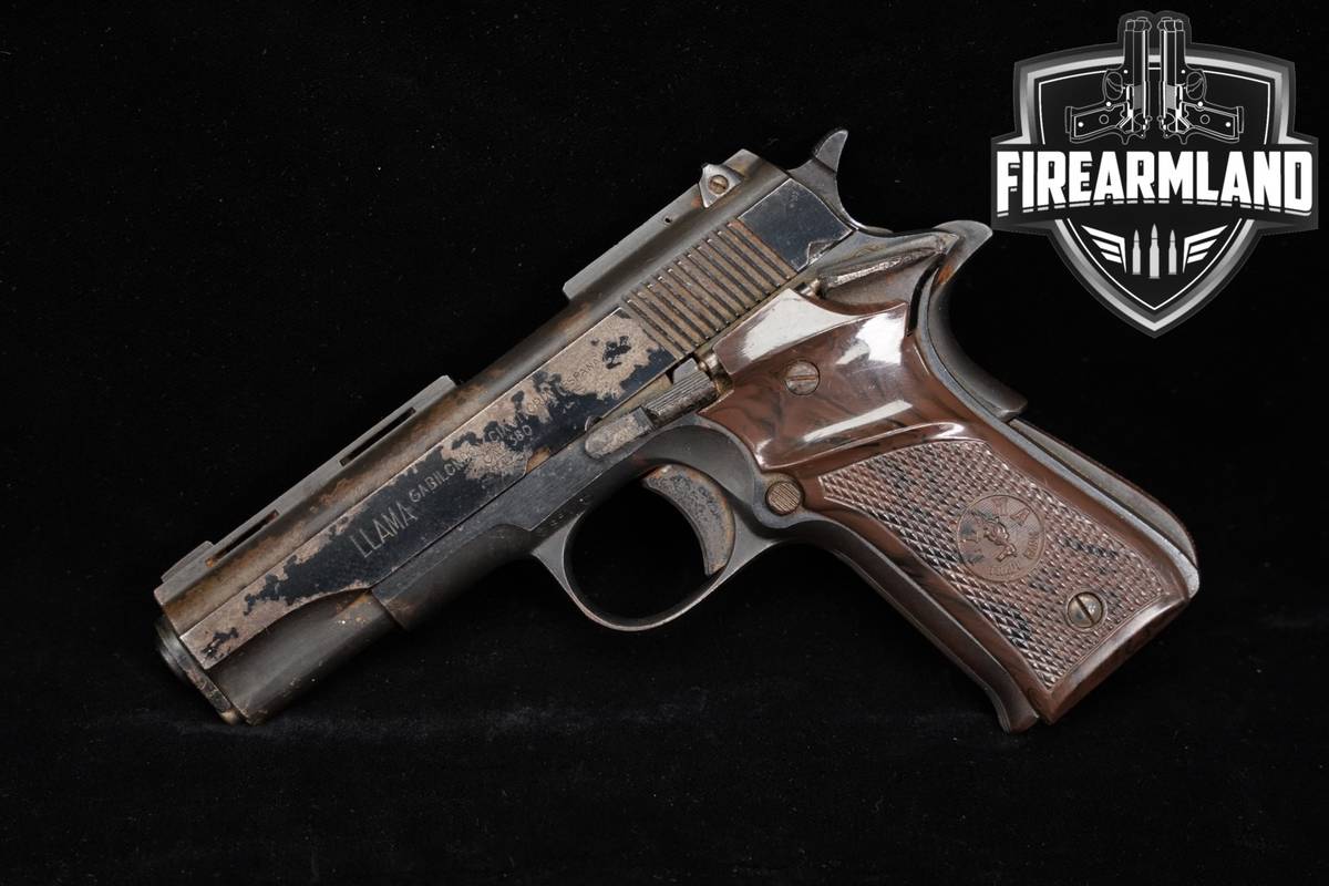 1994 Llama Model III-A MicroMax 380 ACP 3.75" Blued 1911 VENT-RIB