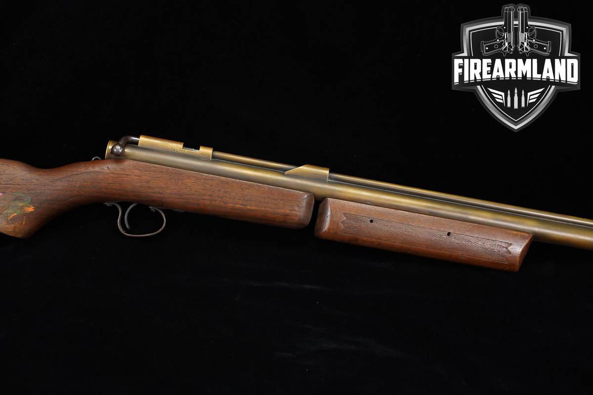 Benjamin Franklin Model 347 First Variation 177 Caliber 19" Brass & Wood