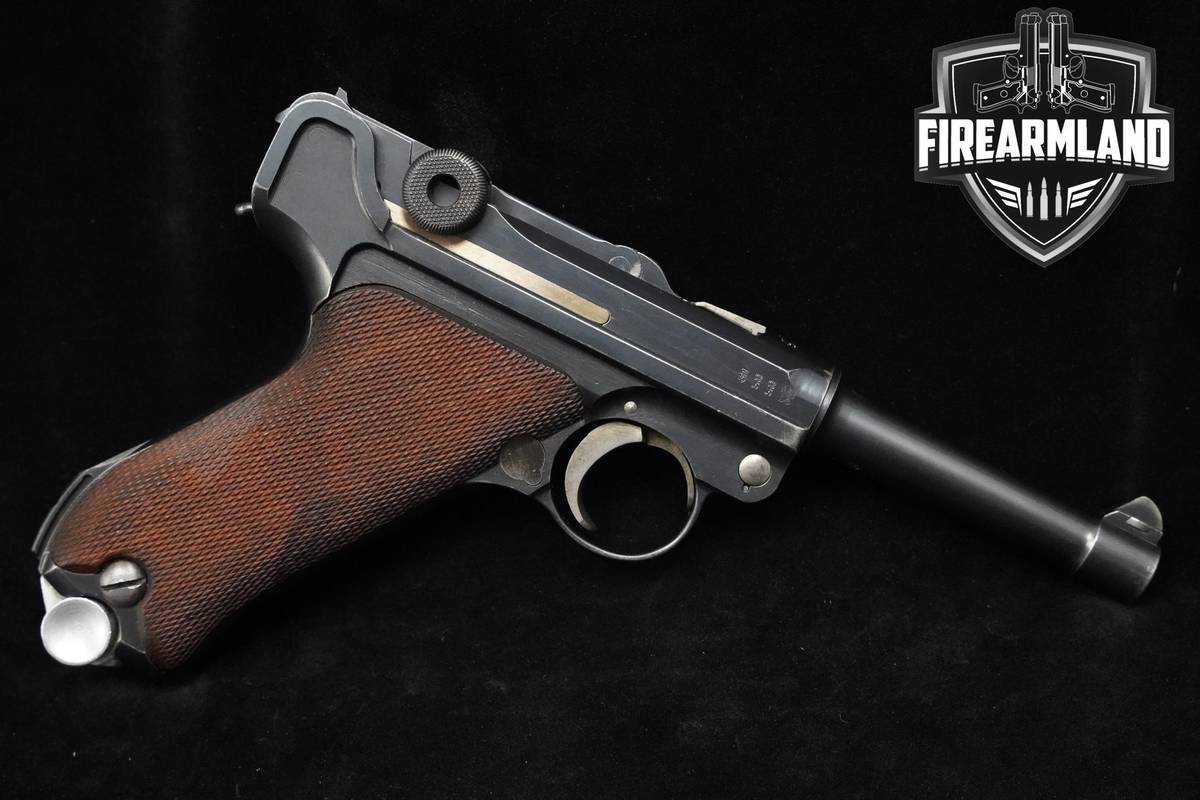 MINTY! 1915 WWI DWM P.08 Luger 9mm Luger 4" Blued P.08 DWM P08 P-08 +2 MAGS