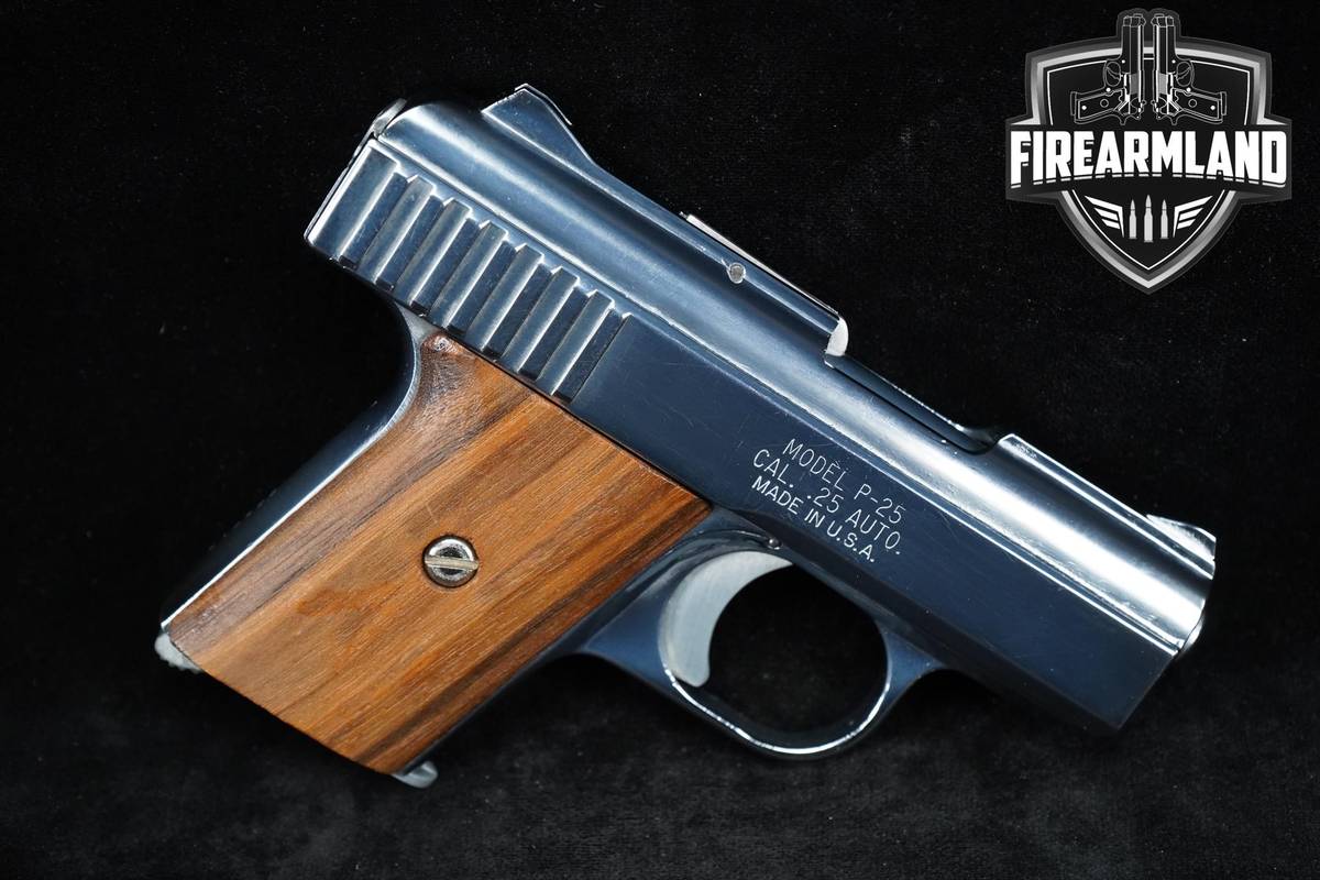 1970s Raven Arms Model P-25 .25 ACP (6.35Mm) 2.36" Two-Tone Blue & Nickel