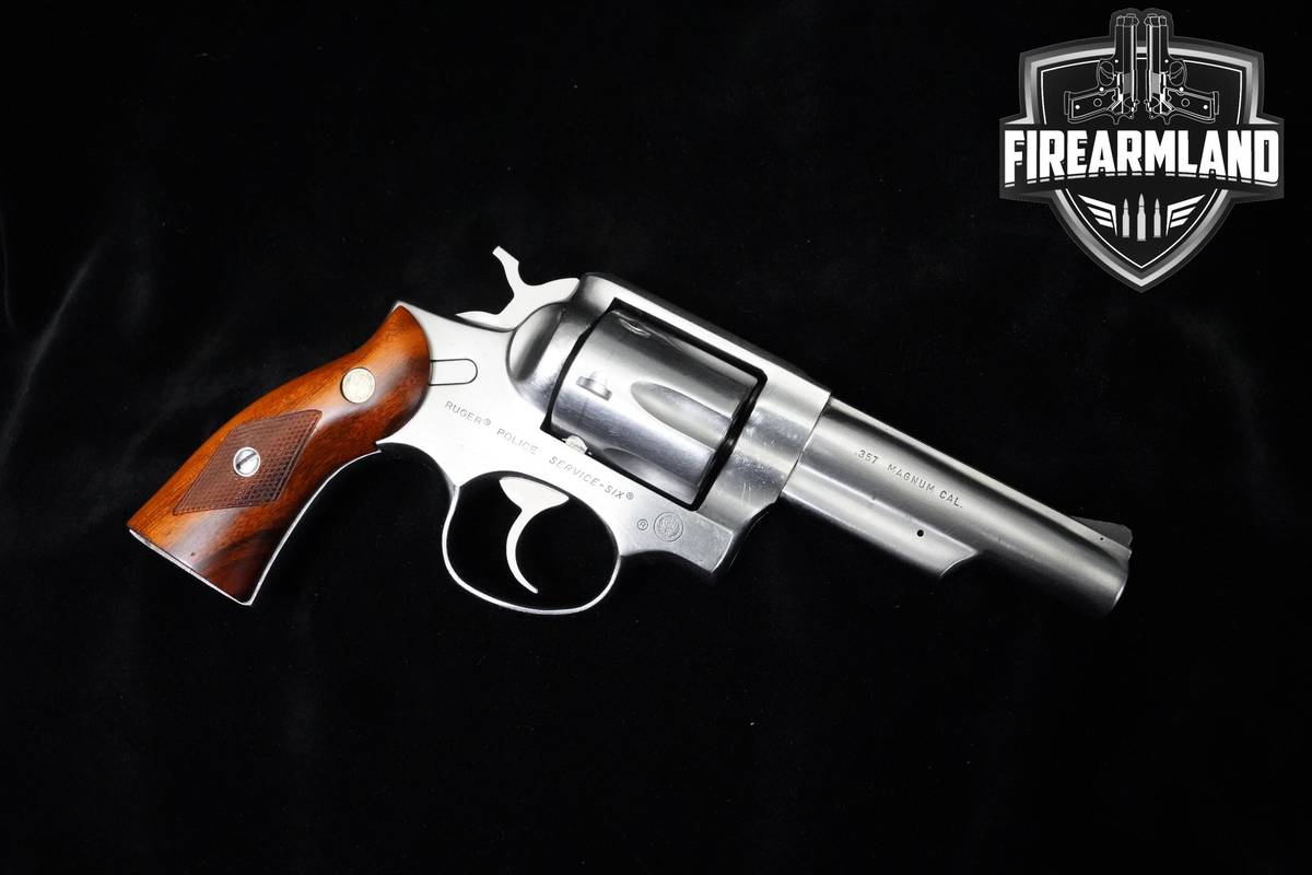 1984 Ruger Police Service-Six Canadian Export 357 Magnum 4" Ruger Service-6
