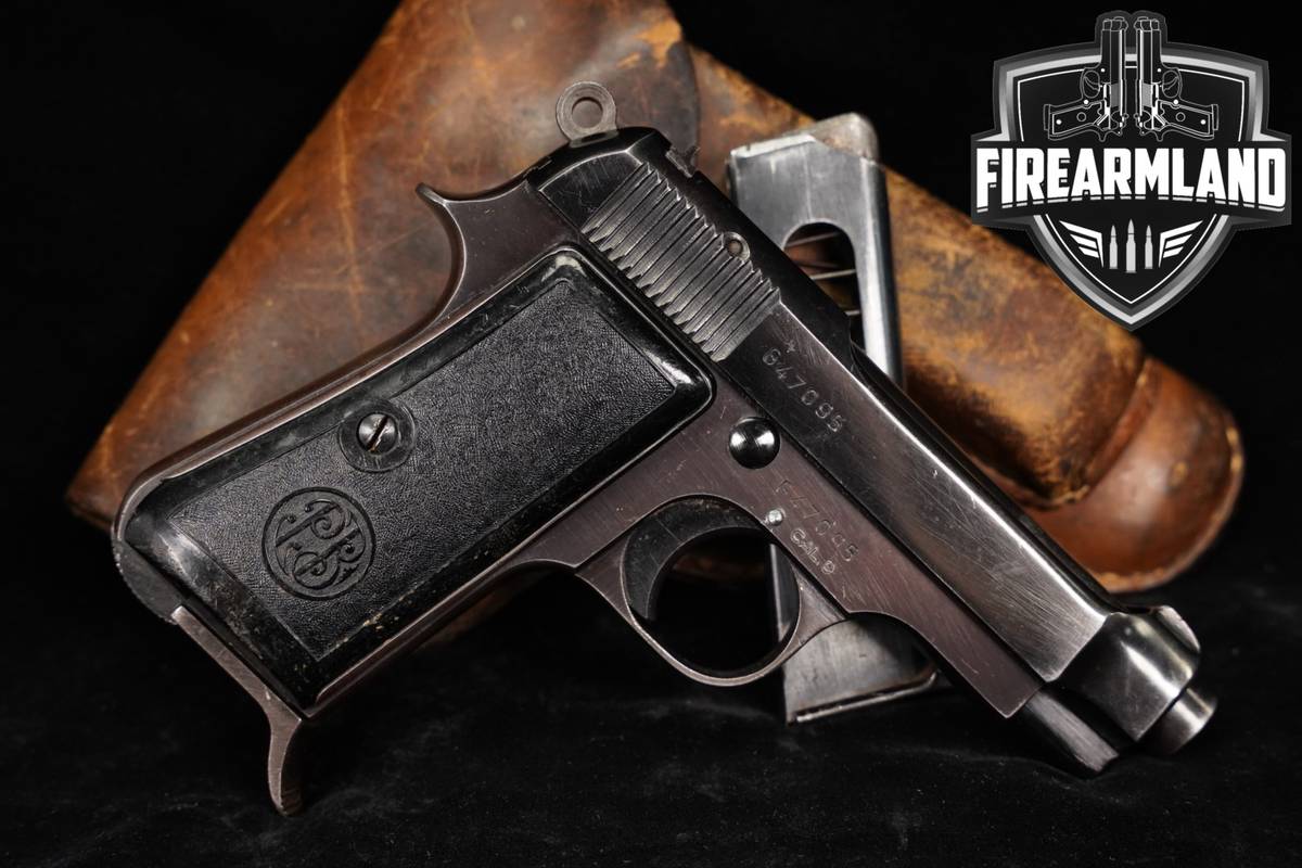 1943 P Beretta Modello 1934 3.5" Blued M1934 +2 MAGS & HOLSTER