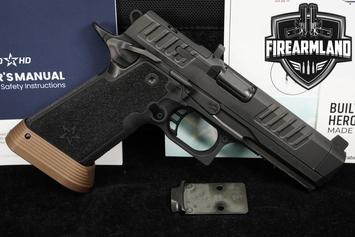 Staccato P4.5 HD 9mm P 4.5" STI 1911 2011 HOST OPTICS CUT +ORIG CASE