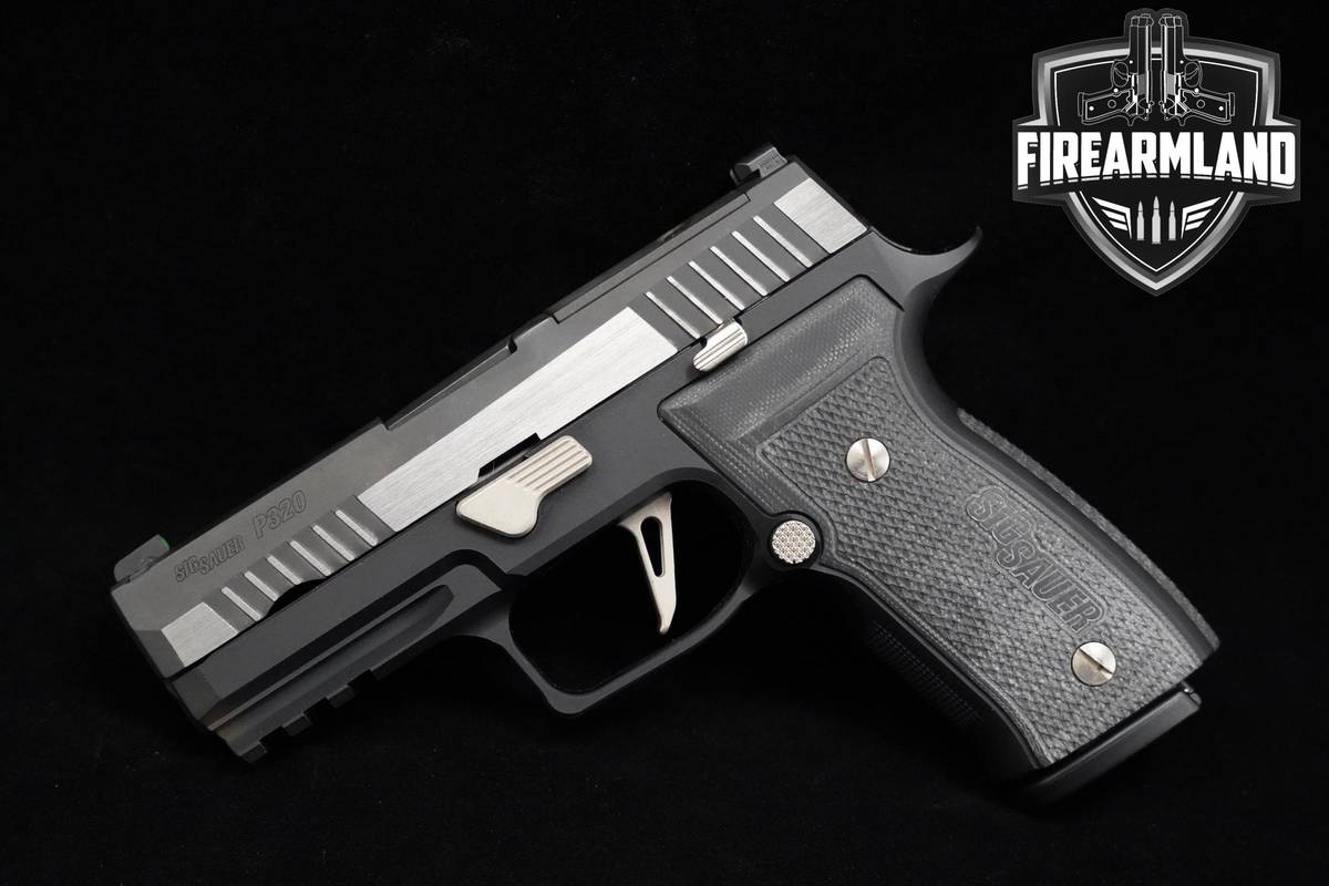 Sig Sauer P320 AXG Equinox 9mm Sig-Sauer P320 Custom Works AXG 3MAGS & CASE