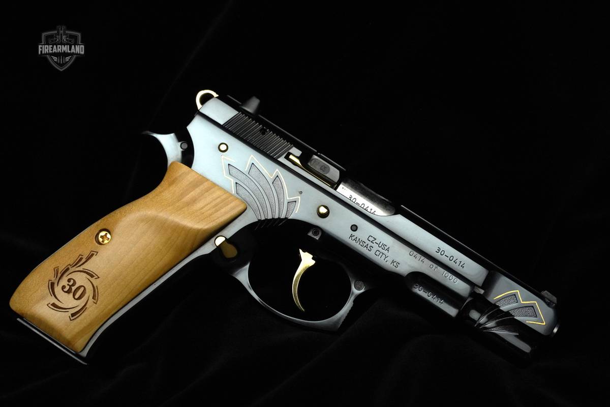 VERY RARE COLLECTIBLE CZ 75 30th Anniversary Edition 9mm CZ 9mm CZ-75 9 mm