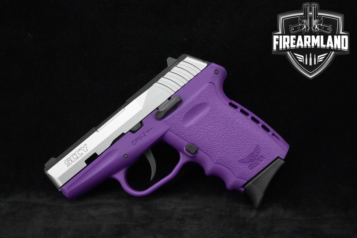 SCCY Industries CPX-2 9mm Two-Tone Purple SCCY CPX-2 +2 MAGS
