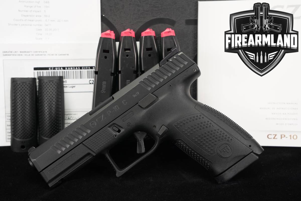 CZ P-10 C 9mm 4.02" P10C P10 10C +5 MAGS & ORIG CASE