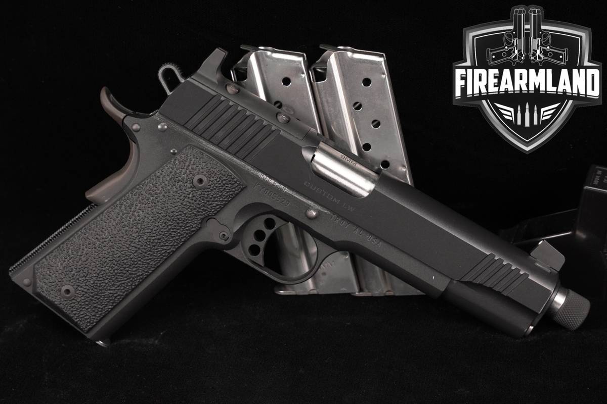 Kimber Custom LW 9mm 1911 Optics-Ready 5.5" THREADED +3 MAGS