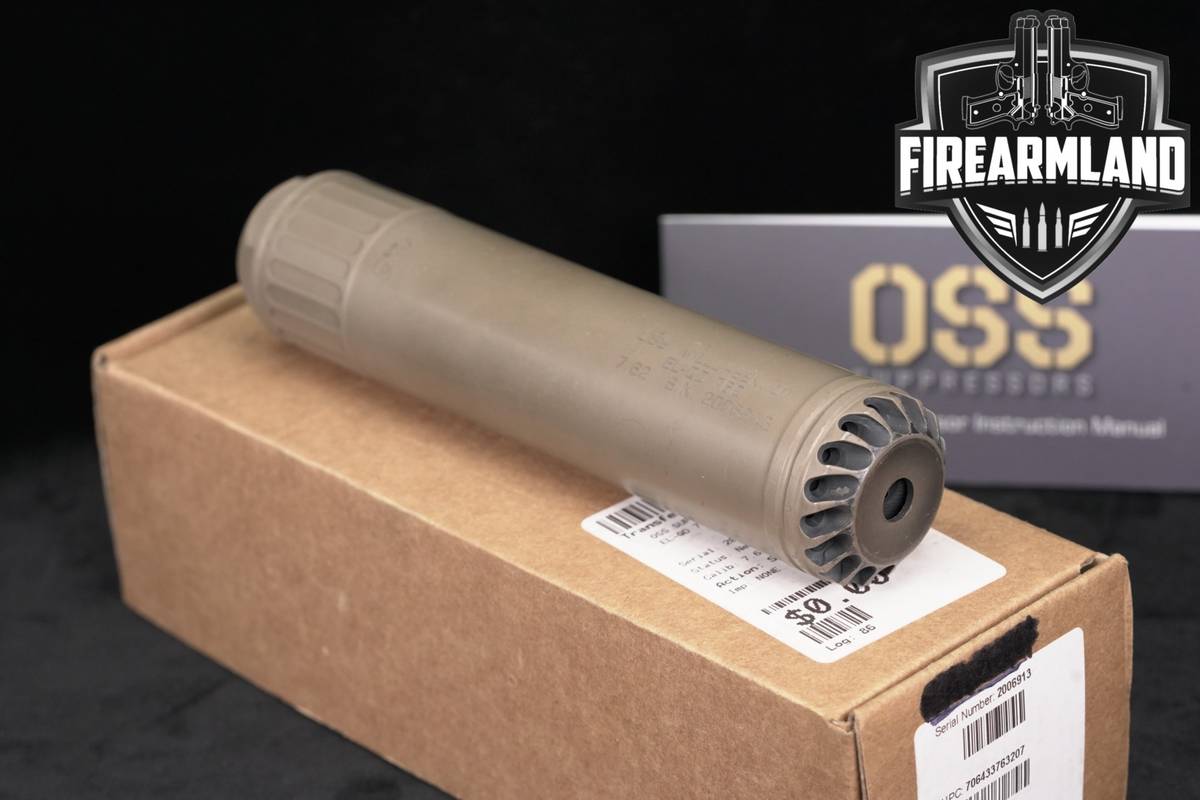 OSS / HUXWRX EL-QD 762 7.62 mm Suppressor ELQD762 +ORIG BOX