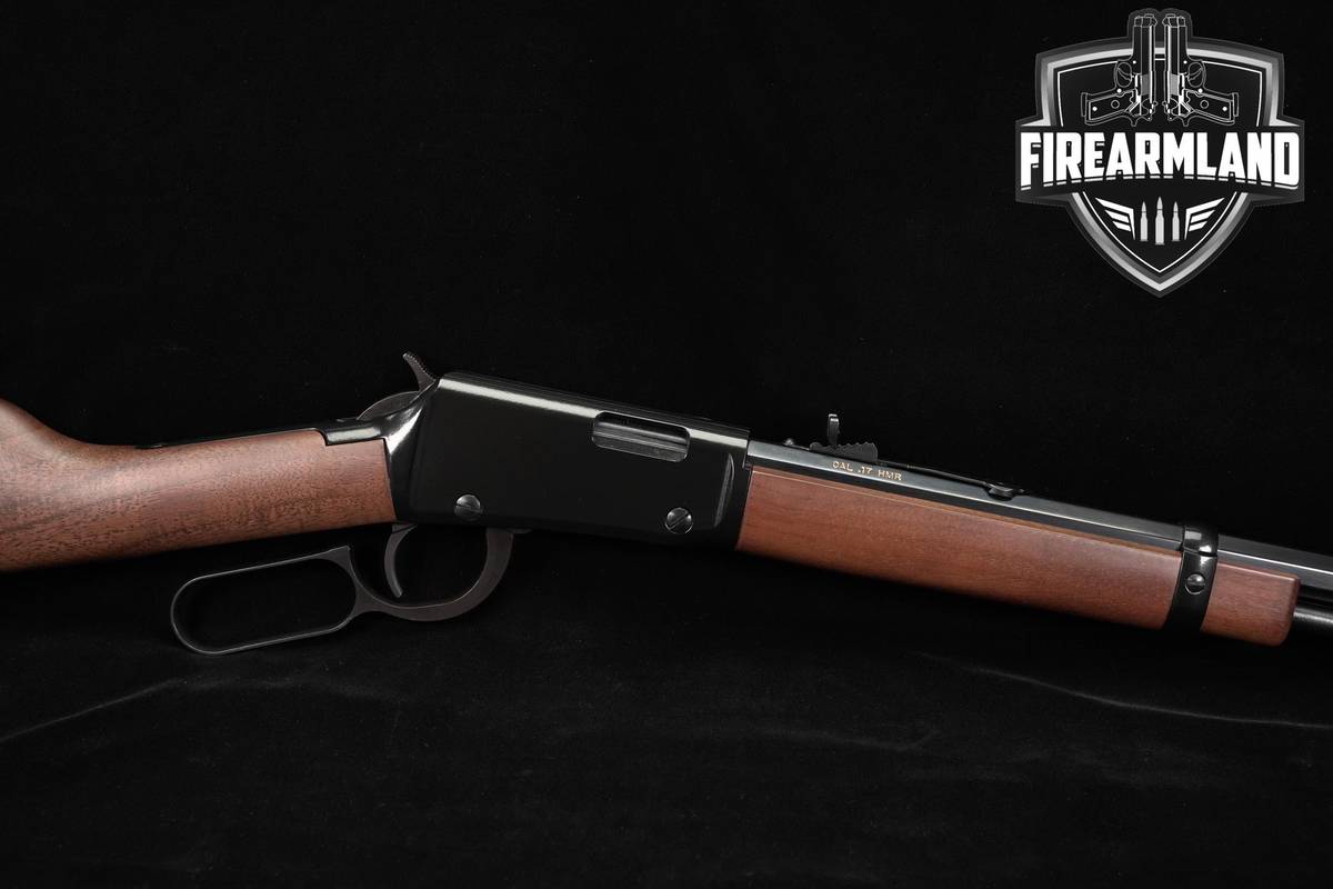 Henry H001TV H1 Frontier 17 HMR 20" Blued Octagon & Walnut H001