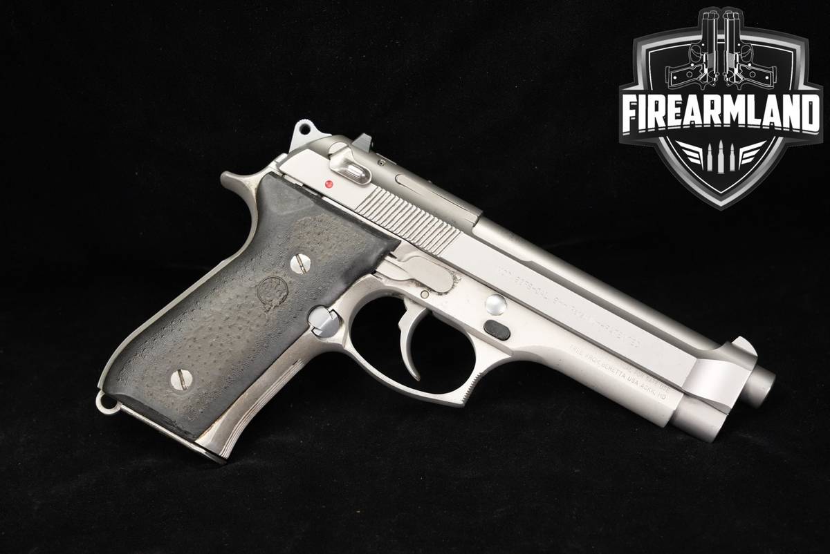 Beretta 92FS Inox GHOST 9mm 4.9" Two-Tone Stainless 92 FS DA/SA