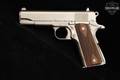 Trabzon Silah Sanayi A.S. (Tisas) 1911 A1 Tank Commander, Series 70 9mm Luger Matte Nickel in Very Good Condition Image 5