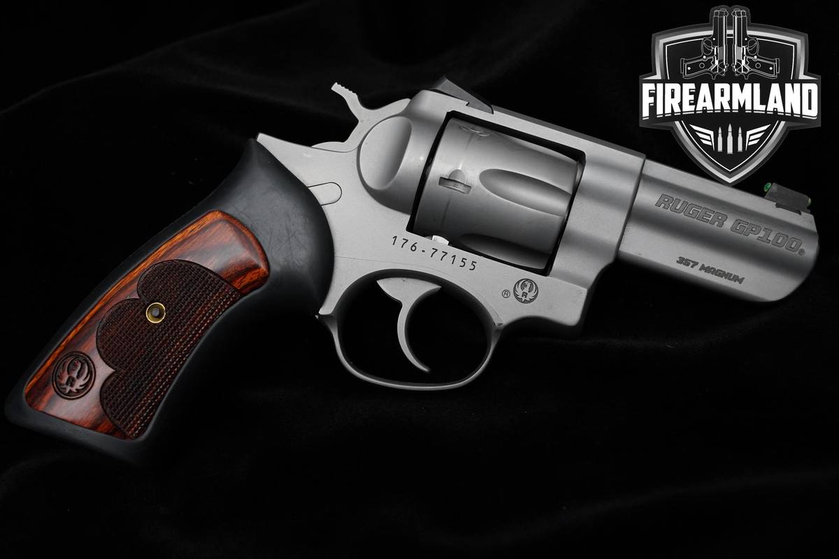 Sturm Ruger GP100 357 Magnum 3" Matte Stainless Revolver +ORIG CASE