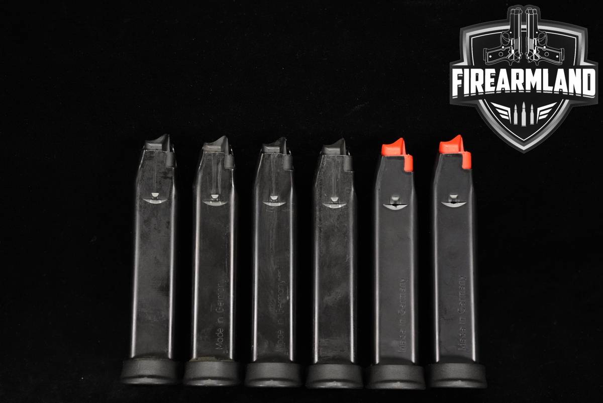 SIX (6) USP45 Heckler & Koch H&K 12 Round Magazines .45 ACP USP Mags